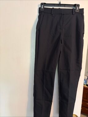 H&M Black Tailored Straight Leg Dress Pants-size 4
